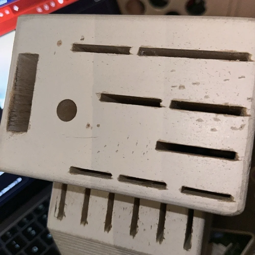 Farberware 14-Piece Knife space Whitewash‎ Block